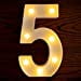 thumbnail image 3 of Yorulory LED Number Lights Sign Light Up Number Sign for Night Light Wedding Birthday Party Battery Powered Christmas Lamp Home Barï¼ˆ5ï¼‰, 3 of 15
