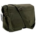 thumbnail image 4 of RapDom Classic Military Messenger Bag [Olive Green - 19"W x 14.5"H x 7"D], 4 of 5