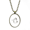 thumbnail image 1 of Collar colgante de cadena vintage Unbranded Papel de gato, 1 of 3