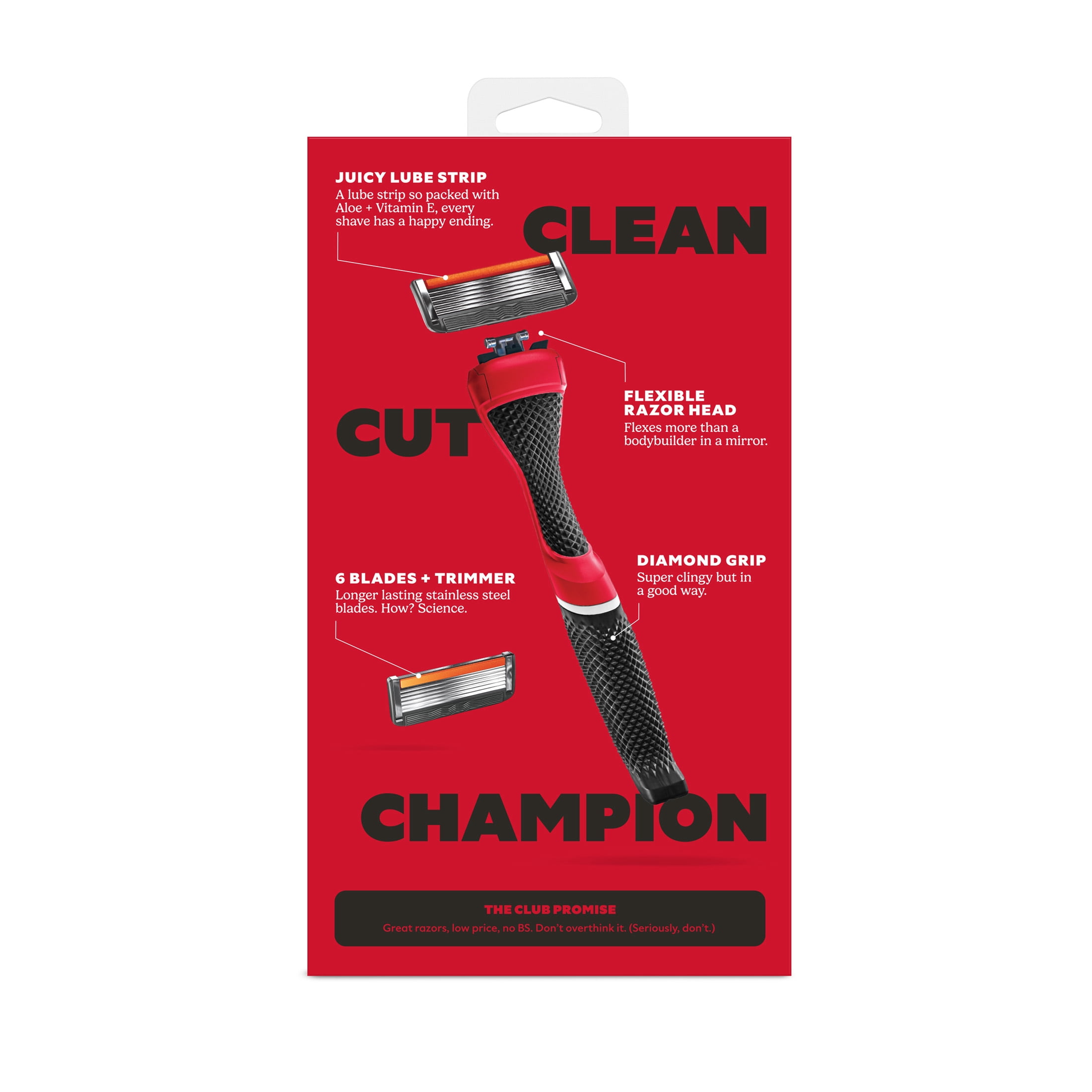 Dollar Shave Club Texas Tech 6-Blade Razor Starter Set