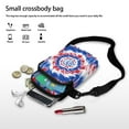thumbnail image 7 of XYZCANDO Tie-dye Crossbody Messenger Wallet July 4th for Women Mini Cellphone Handbag Over Shoulder Purse Casual Phone Case with Crossbody Shoulder Strap Lightweight Coin Bag for Work Travel, 7 of 7