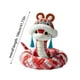 thumbnail image 4 of Serpiente de peluche de 41.3 pulgadas, suave, azul y blanco, con ojos grandes y mejillas sonrojadas | Adorno decorativo del Año Chino de la Serpiente, regalo para amigos, novias, hogar y oficina., 4 of 9