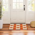 thumbnail image 3 of Yayeee Doormat for Inside 20"x32" Absorbent Low-Profile Washable Non-Slip Rubber Backed Entryway Rug, Beige Geometric Circles, 3 of 8