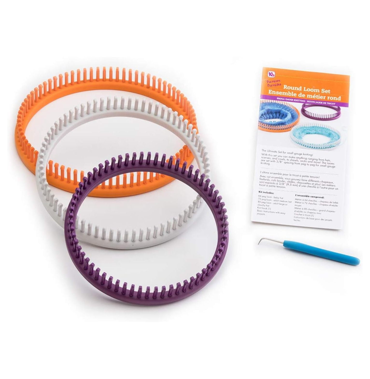 'Ultra' Small Gauge Knitting Looms (5 Looms Set)