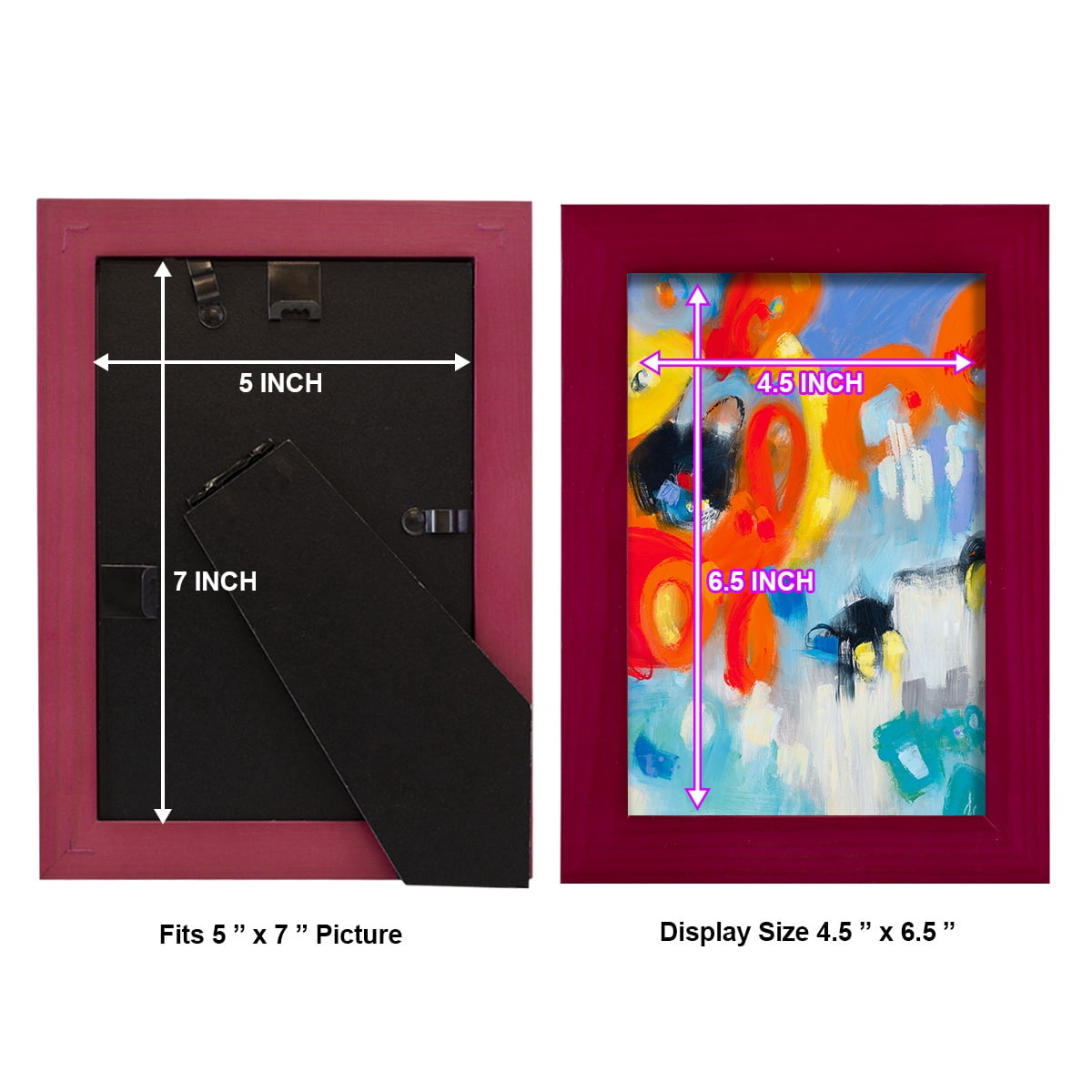 In the Loop V -Framed Print w/glass-Cherry Red