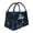 Punk Style Blue Haired Skull, variant on Vsdgher Purple Glowing Mushroom Print Insulated Reusable Bags with Sturdy Zipper and Handles, Foldable Totes for Hot or Cold Food Bring or Delivery
