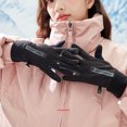 thumbnail image 4 of maskred Polyester Fait Femmes Gants de Cyclisme Colorfast et Antichoc Must-have pour les Sports de Plein Air Gris Chaud, 4 of 6