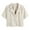 Apricot, variant on tasrioml Women Suit Coat Lapel Short Sleeve Loose Fit Suit Jacket with Pockets Solid Color Loose Fit Summer Business Coat