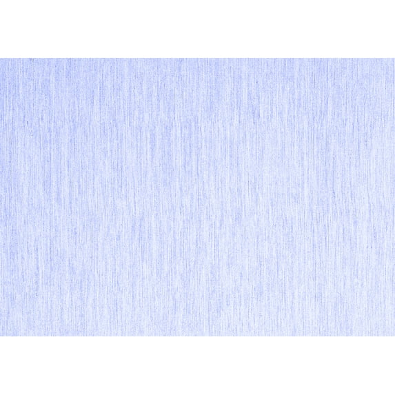 Ahgly Company Indoor Rectangle Solid Blue Modern Area Rugs, 2' x 3'