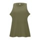 thumbnail image 5 of Top liso de cuello redondo para mujer - Chaleco sexy con sujetador incorporado, poliéster y spandex, tallas S-XXL, prenda informal para combinar en capas, 5 of 8