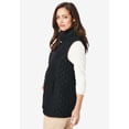 thumbnail image 3 of Jessica London Women's Plus Size Quilted Vest, 3 of 6