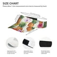 thumbnail image 4 of Xecao Hawaiian Pineappl for Adult Sun Cap offers versatile sun protection with adjustable Velcro for a secure fit., 4 of 8