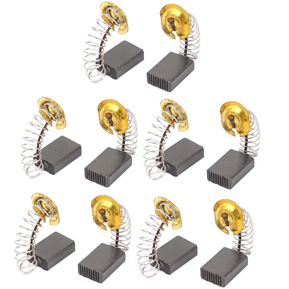 Unique Bargains 10pcs 16mm x 10mm x 5mm Electric Hammer Drill Motor Carbon Brush for Power Tool