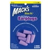 Mack's Slim Fit Soft Foam Earplugs, 3 Pair - Small Ear Plugs for Sleeping, Snoring, Traveling, Concerts, Shooting Sports & Power Tools | Made in USA