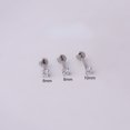thumbnail image 4 of 1Pc Stainless Steel Piercing Stud Crystal Ear Studs Helix Cartilage Earring for Women Piercing Body Jewelry Accessories Gift, 4 of 6
