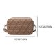 thumbnail image 2 of Bolso En Forma De Corazón Pequeño Cuadrado Correa Ancha PU Hombro Para Mujer Caqui, 2 of 6
