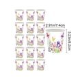 thumbnail image 3 of Fwttom Home Decor Spring Tulips Floral Theme Party Tableware Disposable 7-Inchs 9-Inchs Paper Plates Paper Cup Tissue Set of Party-Themed Paper Plates, 3 of 6