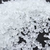 GAXIRE White Glass Gravel for Fish Tank Aquarium Sand Decor, 2 Pieces, Natural Aquarium Substrate