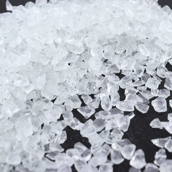 GAXIRE White Glass Gravel for Fish Tank Aquarium Sand Decor, 2 Pieces, Natural Aquarium Substrate