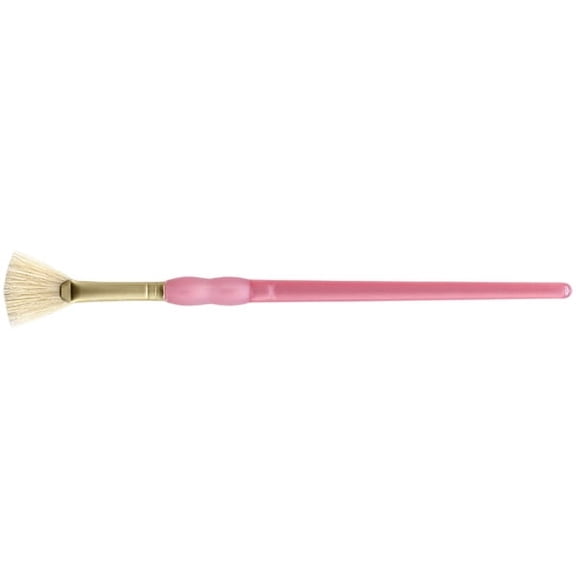 Crafter's Choice White Bristle Fan Brush-Size 6