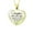 Gold, variant on Pendant Necklace for Women To My Daughter' Stainless Steel Necklace Peach Heart Pendant Gift for Daughter