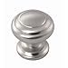 thumbnail image 2 of Hickory Hardware P2283-SS 1,25 Po Bouton d'Armoire en Acier Inoxydable Zephyr, 2 of 2