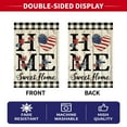 thumbnail image 3 of SHEIGUANNI Welcome America Stars Patriotic 4th of July Memorial Day Independence Day Garden Flag Yard Flag 12x18 Inch Double Sided Small Mini Yard Outdoor Outside Holiday Decoration, 3 of 6