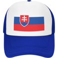 thumbnail image 2 of Flagge der Slowakei Mesh Back Trucker Cap Baseball Cap, 2 of 8