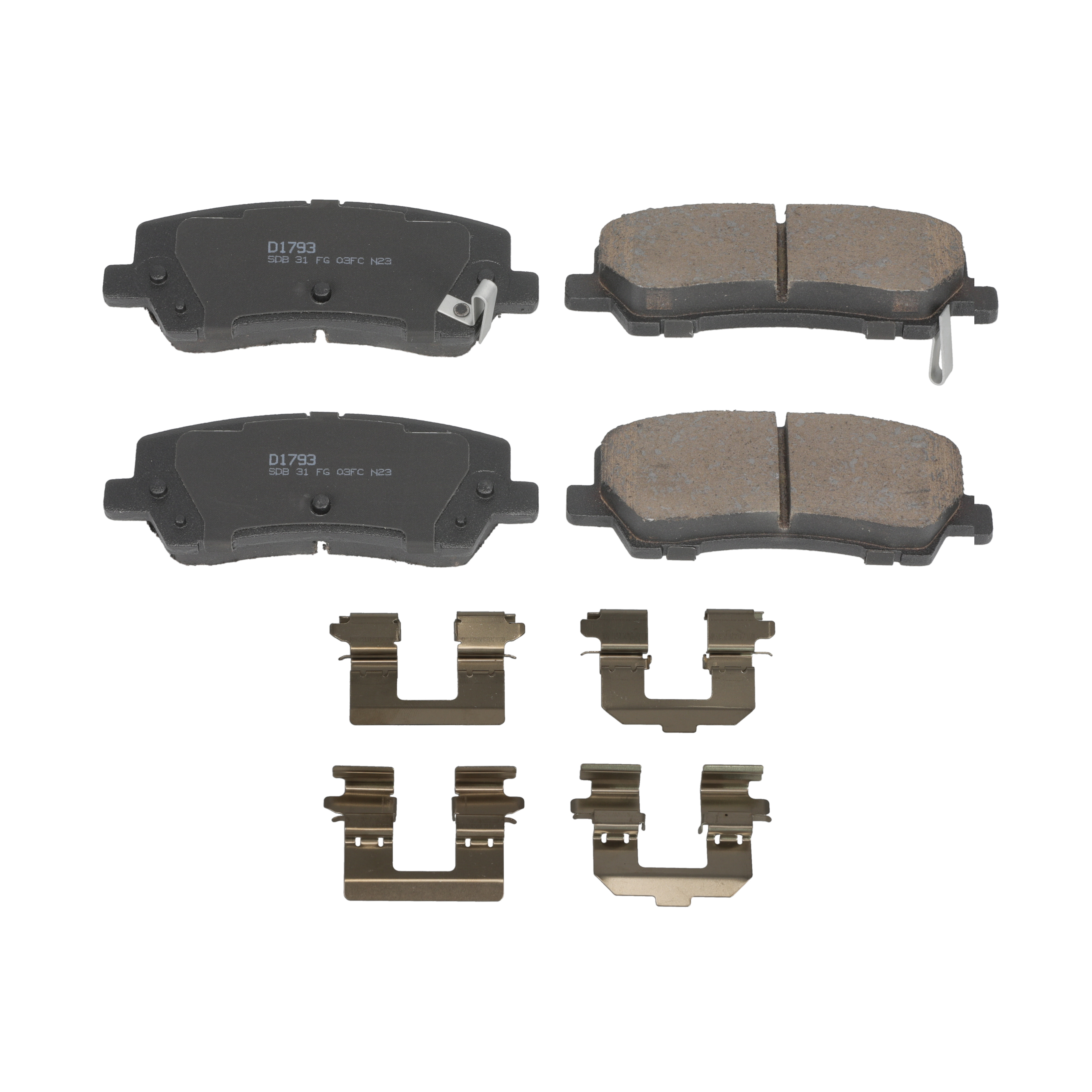 Winstop Brake Pad Set, Rear WS.1793.0.C, Ford Mustang 2022-2015