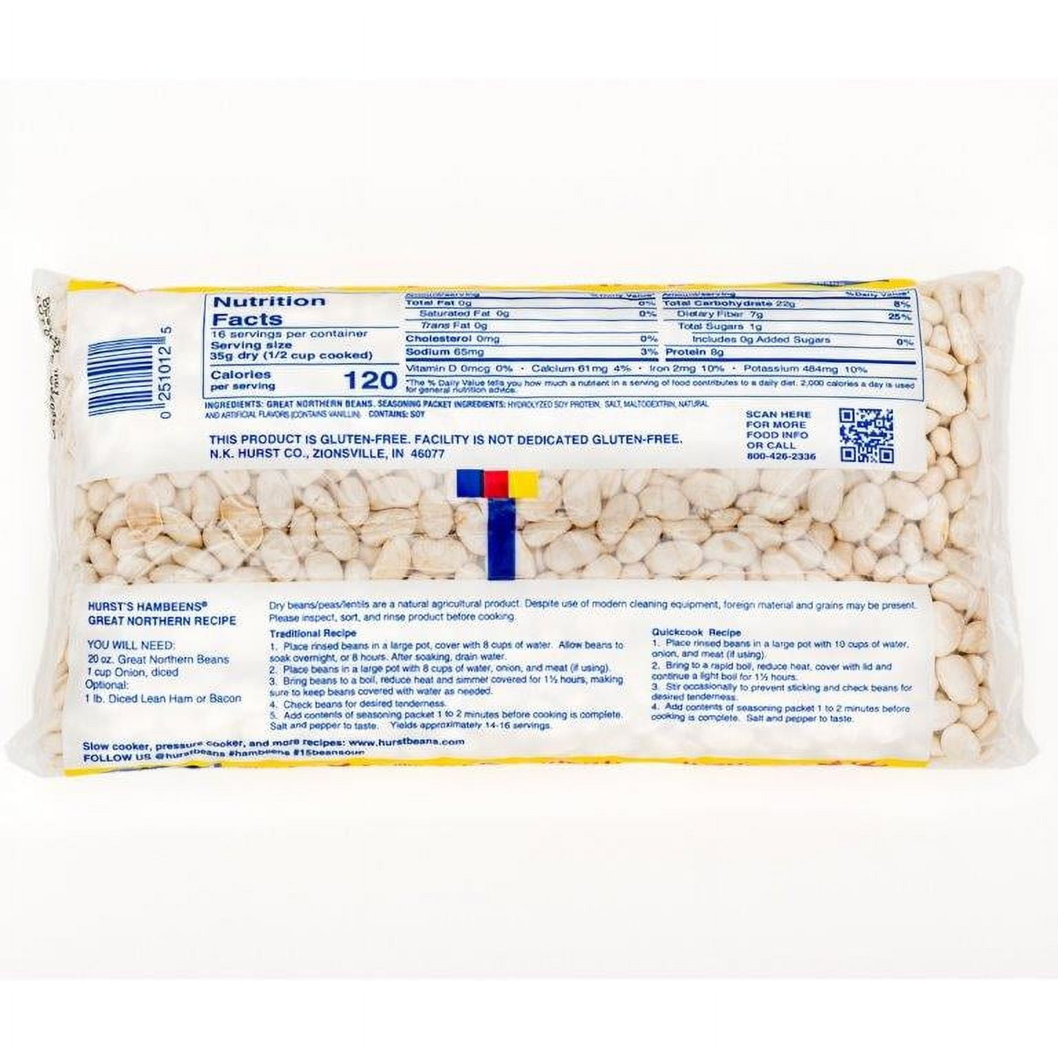 Hurst's Hambeens Great Northern Beans with Artificial Ham, 20 oz