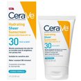 thumbnail image 1 of 2pc Protector solar CeraVe Hydrating Sheer SPF 30 para rostro y cuerpo, 90 ml, 1 of 1