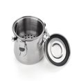 thumbnail image 2 of Portable Stainless Steel Leak-Proof Premium Brush Washer with Lid and Filter Screen (Large), 2 of 7