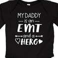 thumbnail image 4 of Inktastic My Daddy is an EMT and a Hero Boys or Girls Long Sleeve Baby Bodysuit, 4 of 5