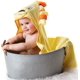 thumbnail image 2 of grey Toalla para bebé con capucha, diseño de toalla de baño ultra absorbente y duradera, perfecta para niñas y niños por, 2 of 5