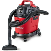 Vacmaster VHB305M 1101 Wall Mount Wet Dry Vacuum, 3.2 Gallon 2.5 Peak HP, Red