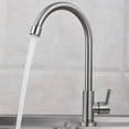 thumbnail image 6 of Single cold stainless steel kitchen faucet, sink, vegetable washbasin, rotating faucet, 6 of 7