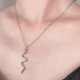 thumbnail image 5 of Collar de serpiente de plata Collar de serpiente de oro Collar de serpiente cobra para mujer Collar con colgante de serpiente Collar de oro Collar de moda para mujer Joyas Halloween, 5 of 5