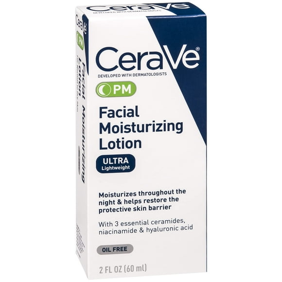 Loción Hidratante Facial CeraVe PM SPF30 60 ml