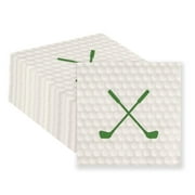 HFBOBP 50PCS Golf PriNst Paper Napkins 13 x 13 Inches Luncheon Napkins Cocktail Napkins Disposable Sports Theme Decorations for Kids Baby Shower,Birthday Party,Golf Theme Party Supplies