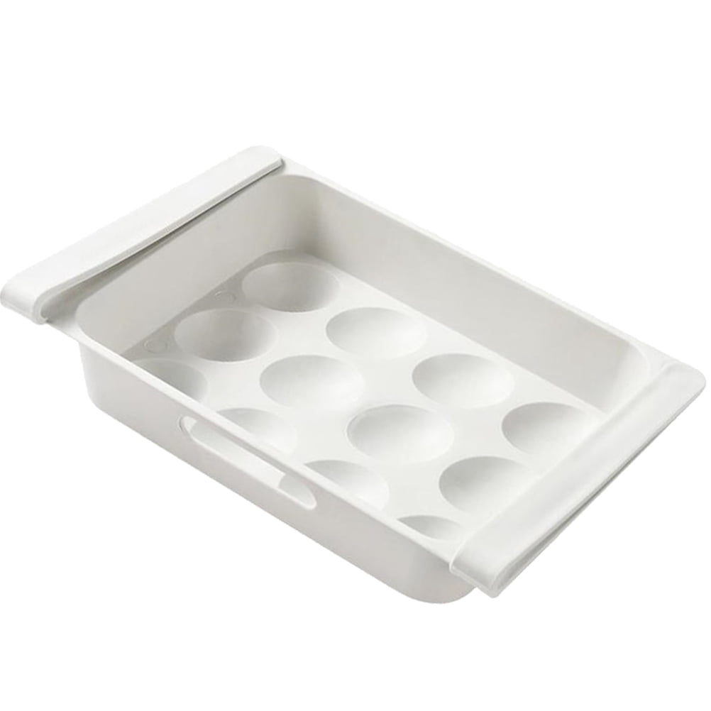 6 pcs  Drawer Type Egg Holders 12-grids Egg Containers Refrigerator Egg Drawers
