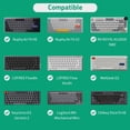 thumbnail image 5 of Geekria Slim Keyboards Carrying Case, Compatible with Logitech MX Mechanical Mini, MelGeek O2, Flow Lite 84 / LOFREE Flow84, IQUNIX MQ80, 84 keys Hard Shell Travel bag (Dark Grey), 5 of 6