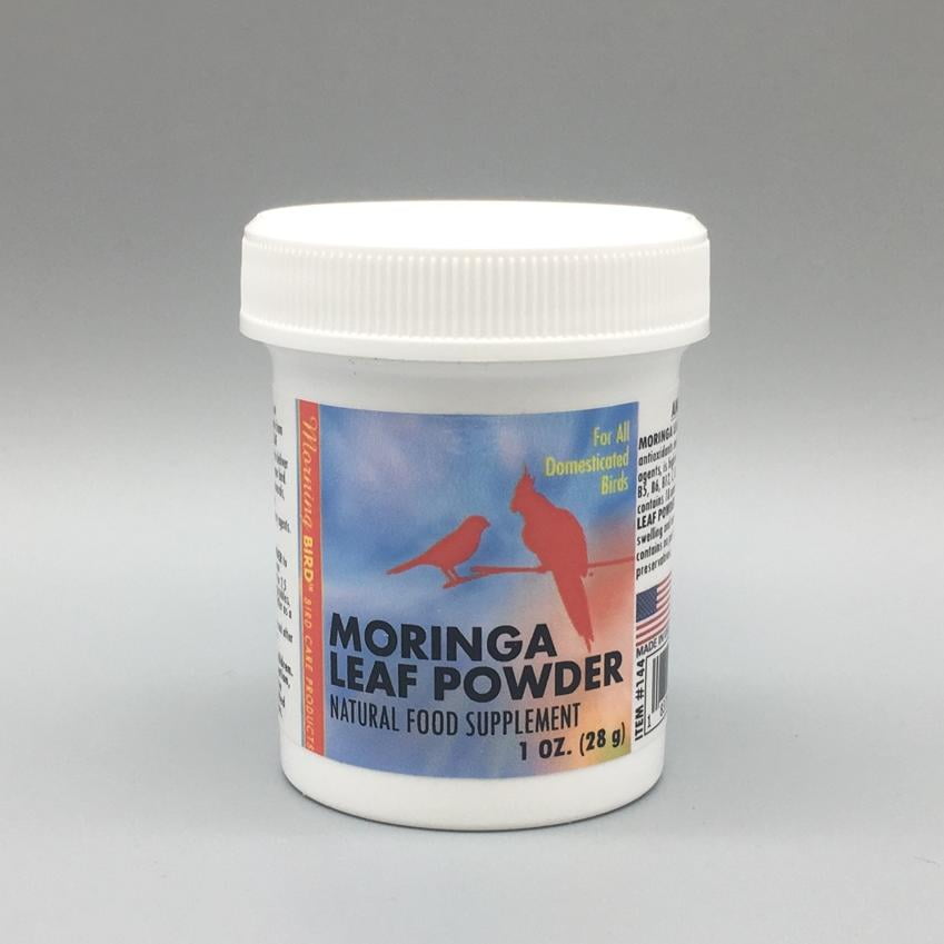 Morning Bird Moringa Leaf Powder Supplement for Birds
