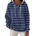 thumbnail image 2 of mfyjkho Tops Para Mujer, Sudadera Con Capucha, Manga Larga, Bolsillo, Cordón Y Estampado Para Mujer, Estilo Casual Y Moderno Tops Y Blusas Para Mujer Xxl, 2 of 4