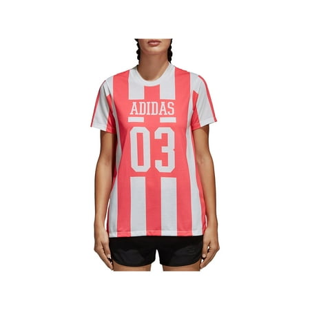 Adidas Originals Top - adidas Originals Womens Striped Vintage T-Shirt