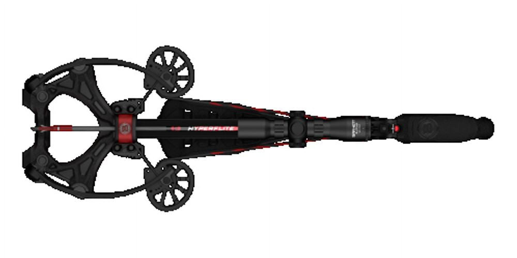 Barnett Hyper Raptor 410 FPS Compound Crossbow with Scope and 3 Arrow (Black)