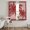 Red, Burgundy, Wine, Cream, variant on Palm Tree Sheer Curtains 63 Inch Length 2 Panels Set, Pink Summer Tropical Plants Silhouettes Voile Window Treatment Rod Pocket Curtains Sheers Drapes for Bedroom/Living Room/Kitchen 52x"63"x2