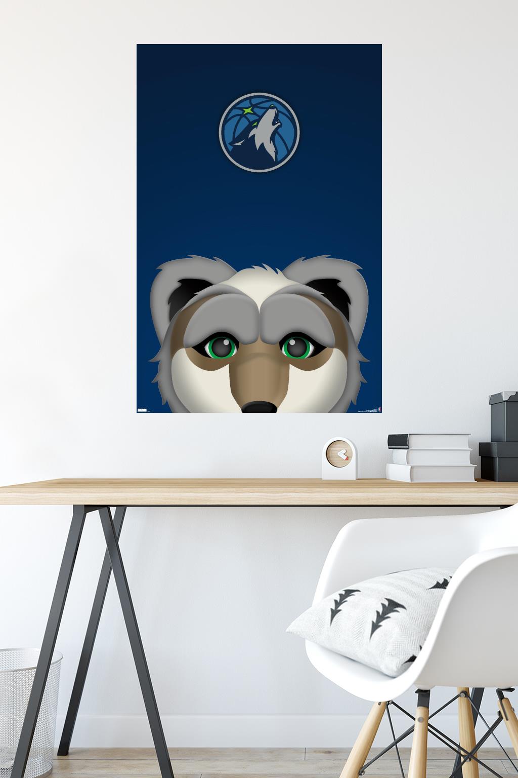 NBA Minnesota Timberwolves - S. Preston Mascot Crunch 23 Wall Poster, 22.375" x 34"