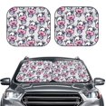 thumbnail image 2 of Saiise Baby Cow for Foldable Car Sun Shades (2-Pack) Offer Sun Protection with an Easy-fold Design for Convenient Windshield Shading-Large, 2 of 6