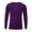 PURPLE, variant on A4 N3425 Mens Sprint Long Sleeve Tee - Navy - M
