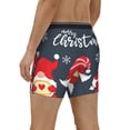 thumbnail image 3 of Rocae Three Cute Christmas Gnomes for Stretch Moisture-Wicking Underwear,Men's Underwear Boxer Briefs X-Large, 3 of 9